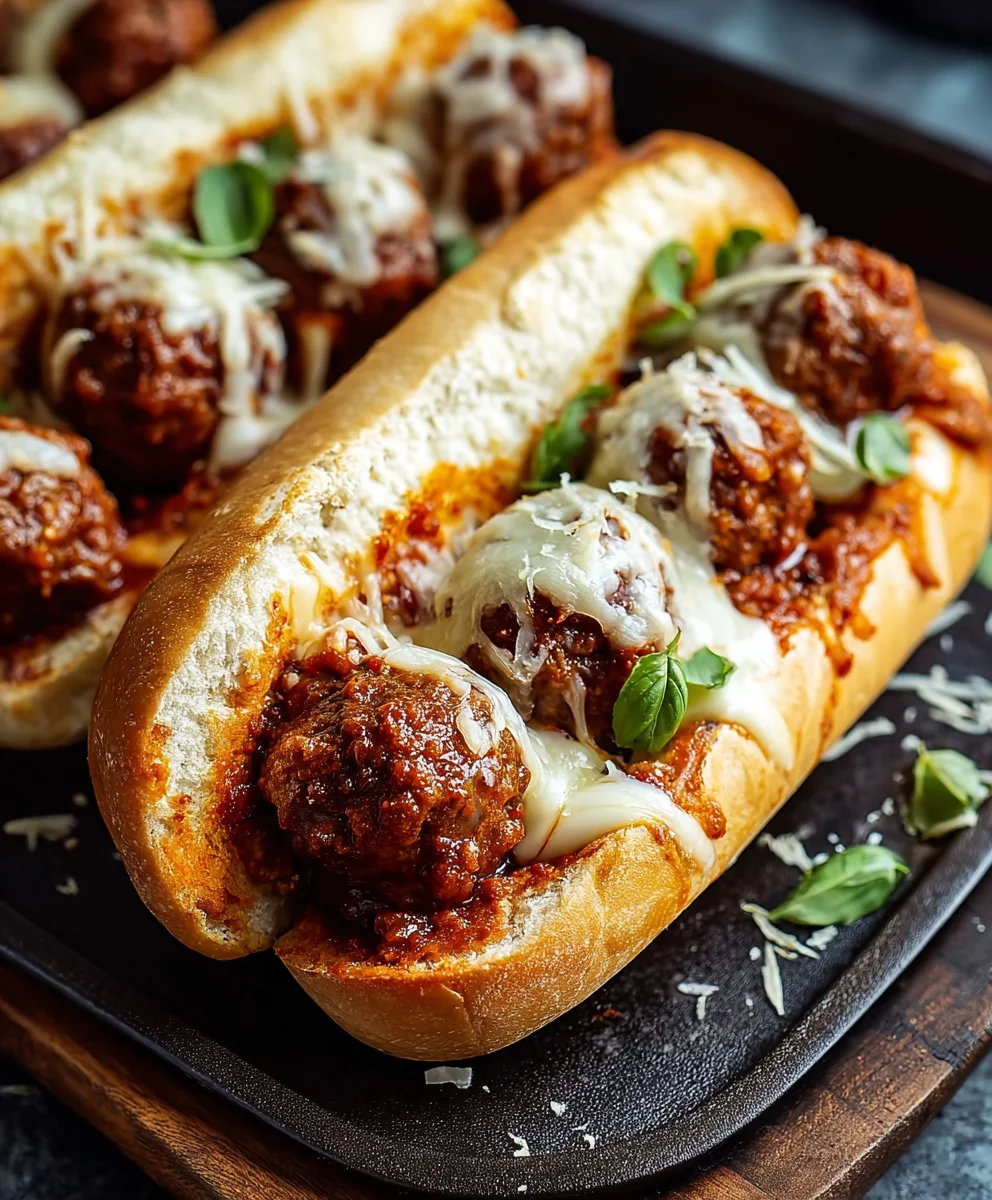 Easy Beef Meatball Sub-Quick Weeknight Dinner