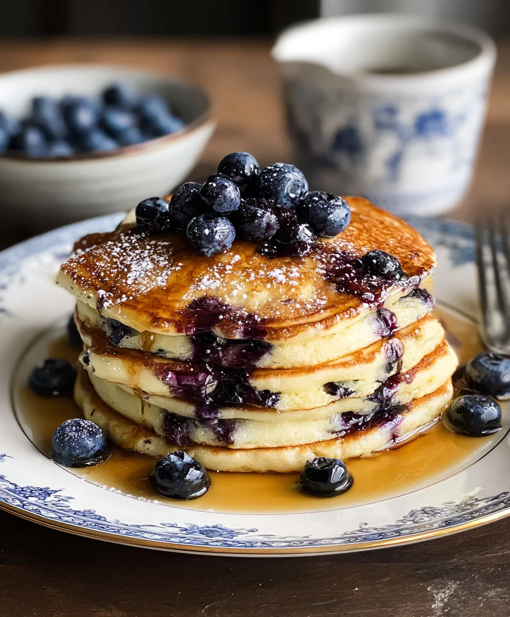 Easy Blueberry Pancakes- Fluffy & Delicious Quick Recipe