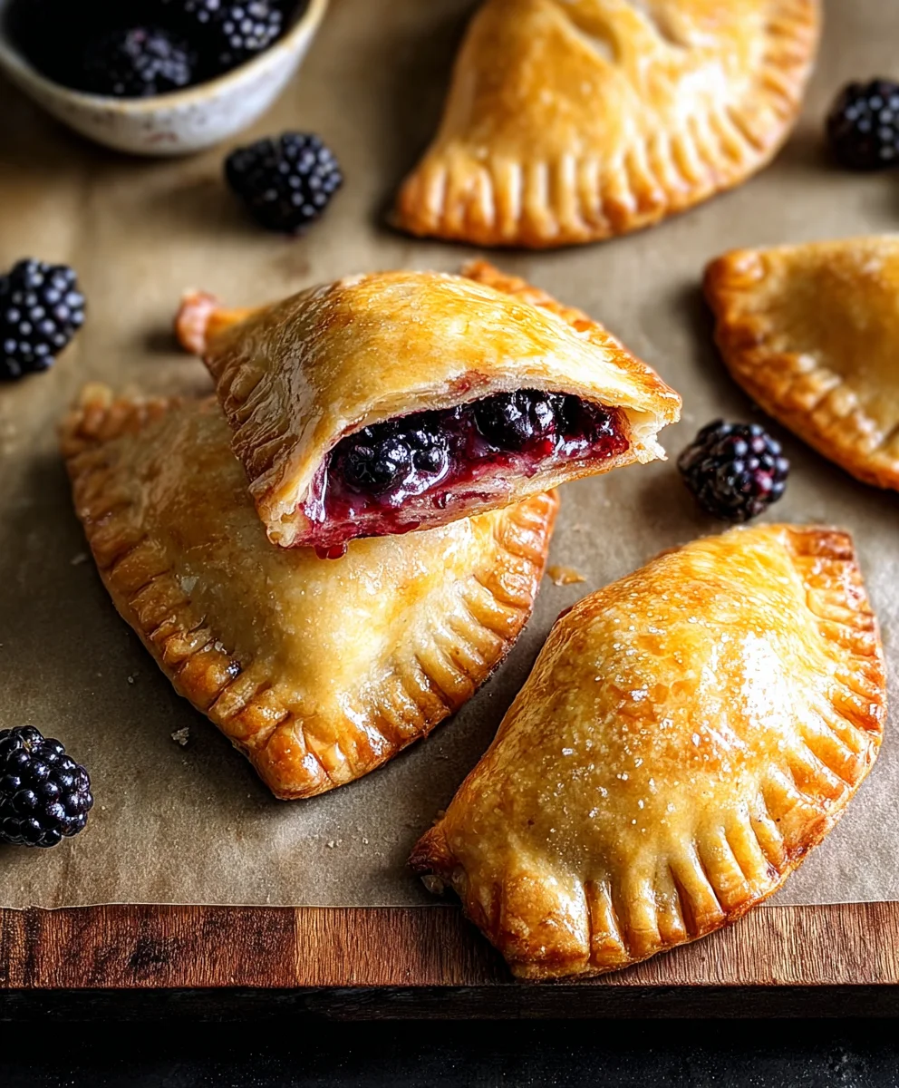 Blackberry Hand Pies- Easy & Delicious Dessert