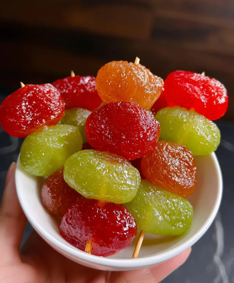 Easy Tanghulu Recipe-Sweet Candied Fruit Fun