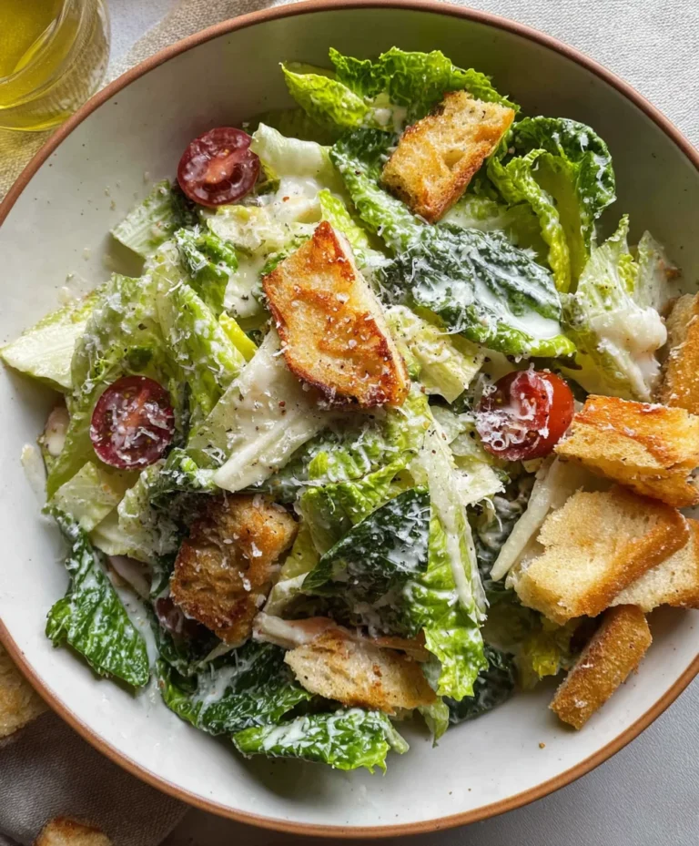 Easy Vegetarian Caesar Salad Recipe-Quick & Delicious
