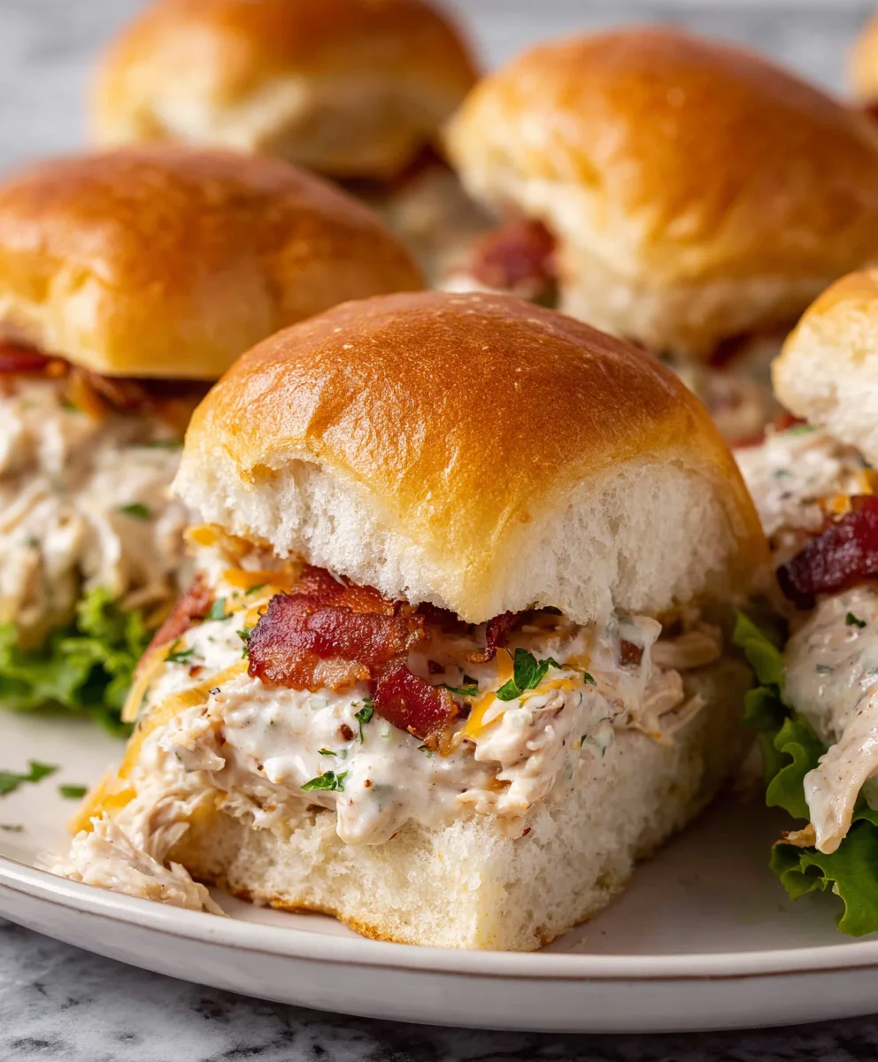 Chicken Beef Beef Bacon Ranch Sliders - Easy Recipe