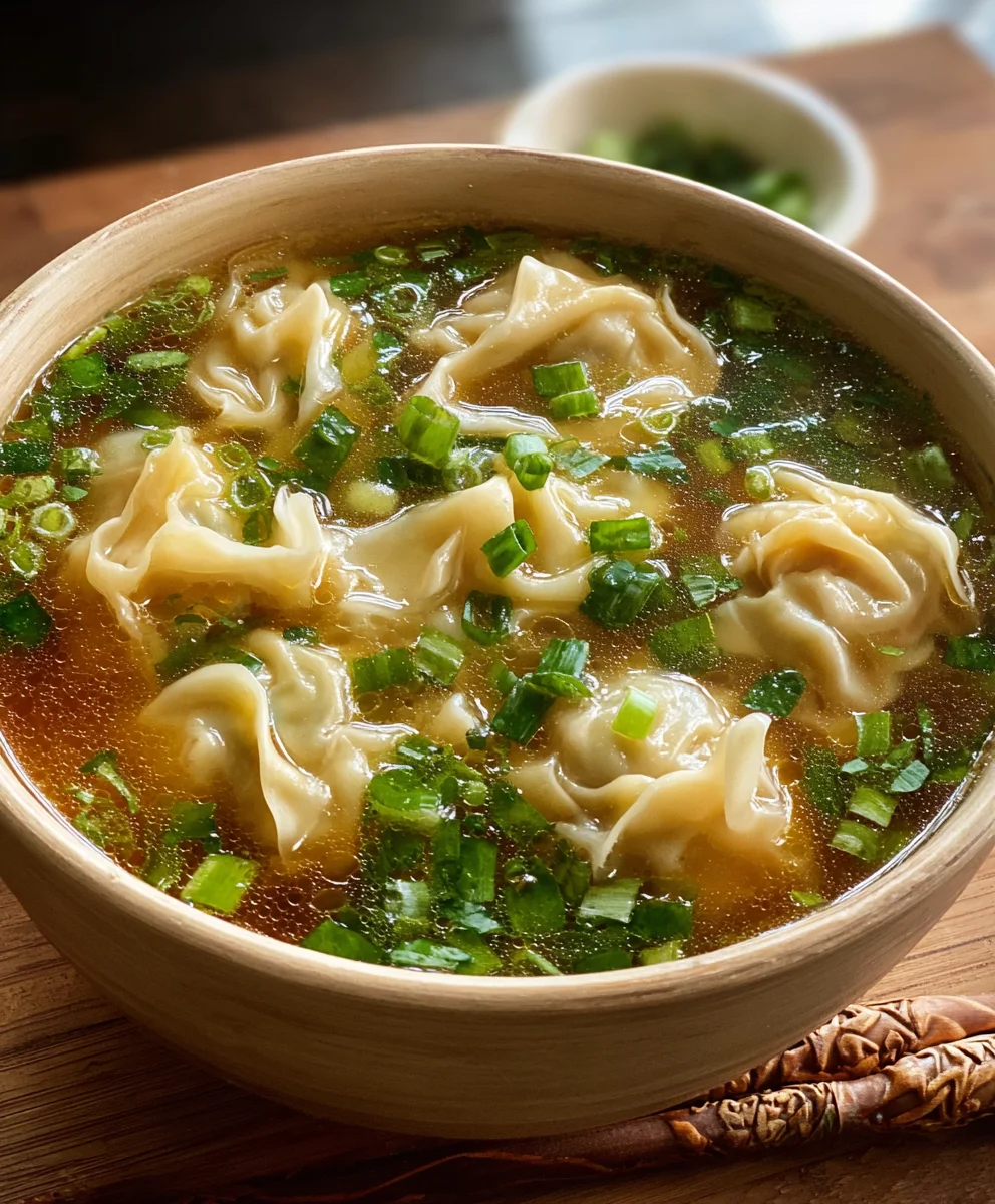 Easy Beef Wonton Soup Recipe - Delicious & Quick