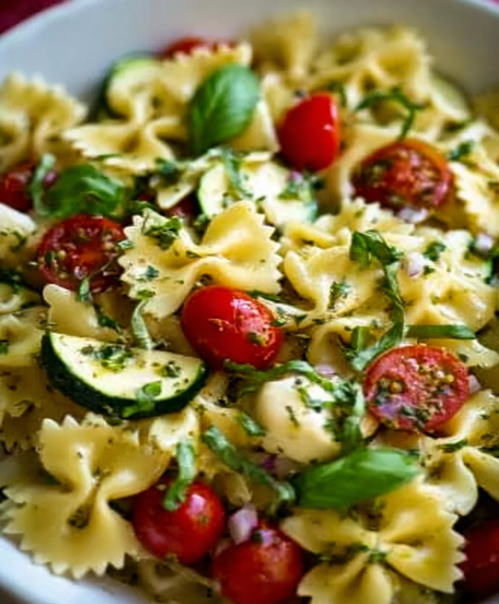 Easy Bow Tie Pasta Salad Recipe - Crowd Pleaser