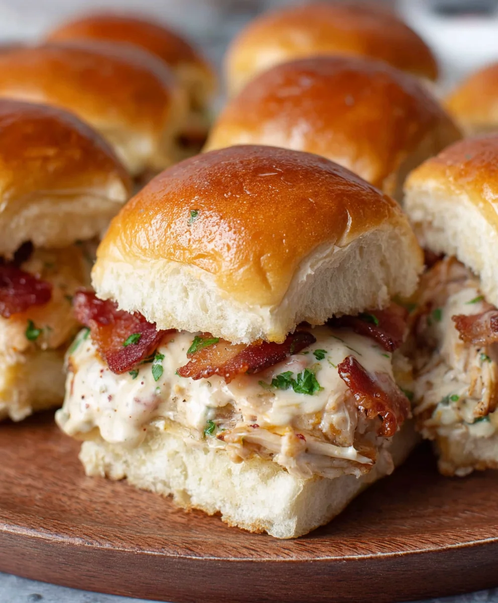 Chicken Beef Beef Bacon Ranch Sliders - Easy Recipe