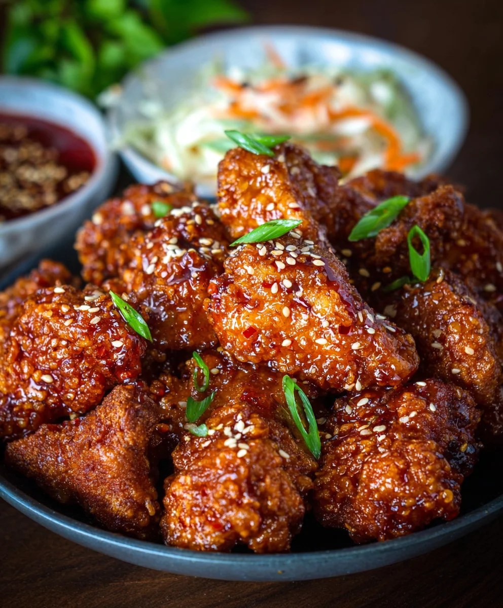 Crispy Korean Fried Chicken-Yangnyeom Flavor