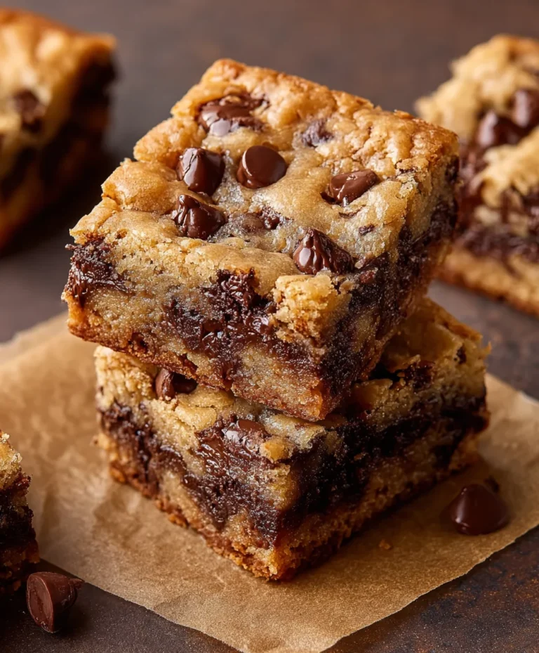 Easy Banana Chocolate Chip Cookie Bars Recipe