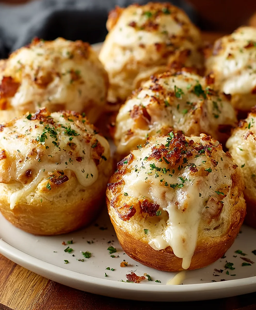 Crazy Puffs Chicken Alfredo-Little Caesars Style