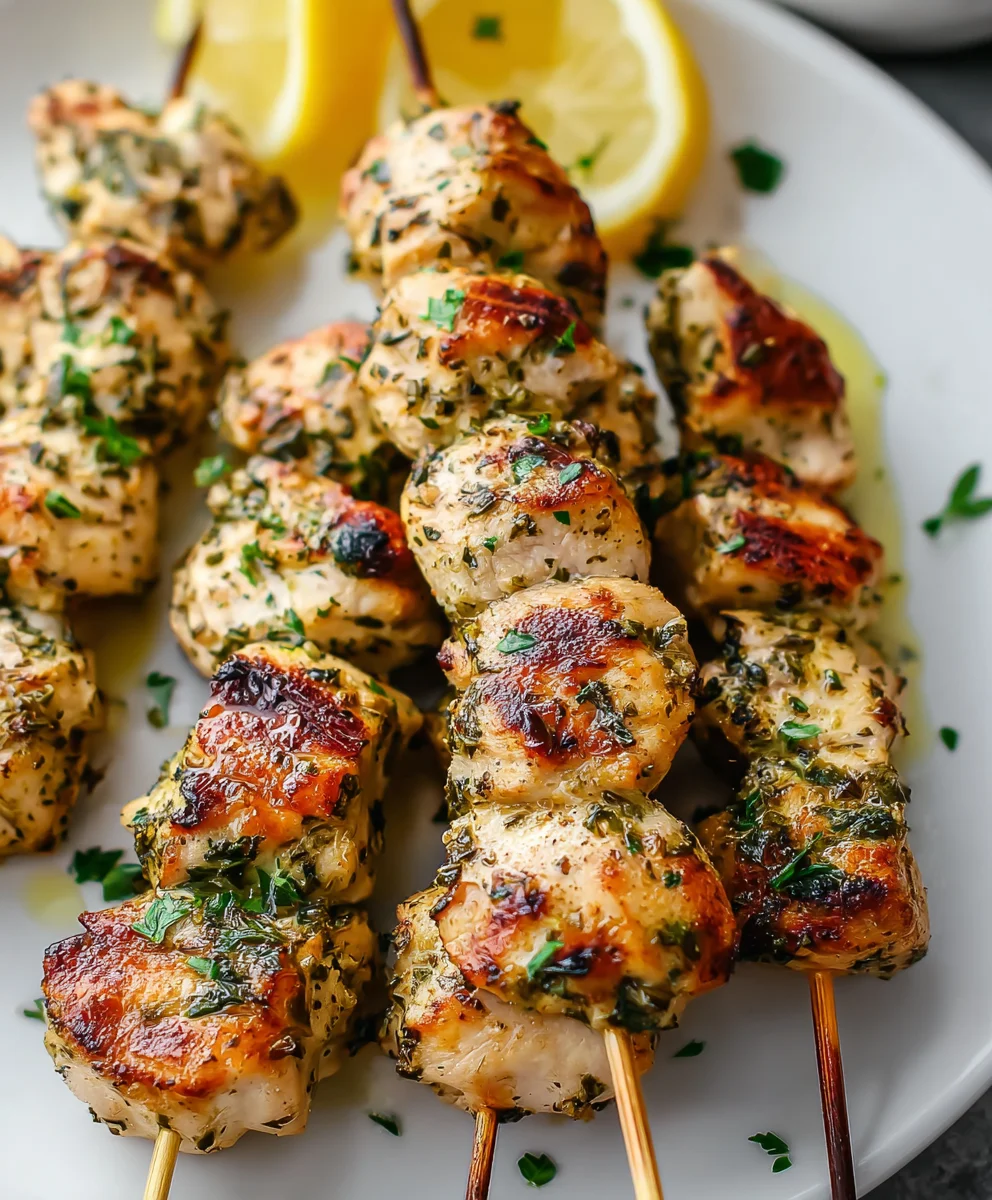 Lemon Herb Beef Skewers - Easy & Flavorful Recipe