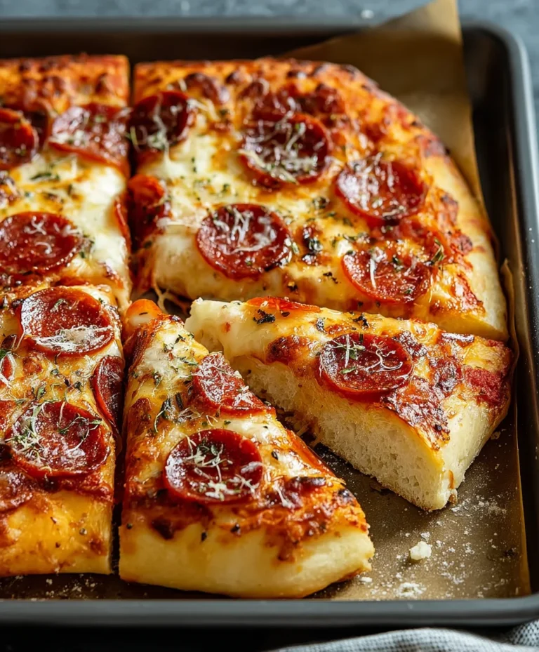 Sheet Pan Pizza Quick Homemade Dough Recipe