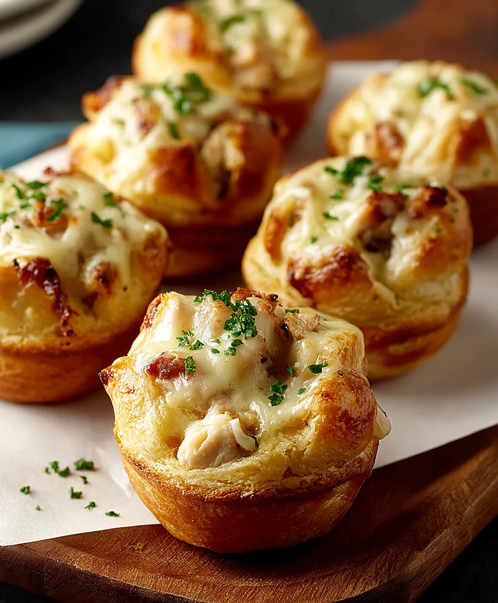 Crazy Puffs Chicken Alfredo-Little Caesars Style