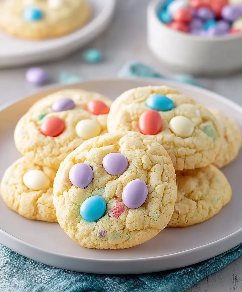 Easy Easter Cake Mix Cookies - Delicious Spring Treats