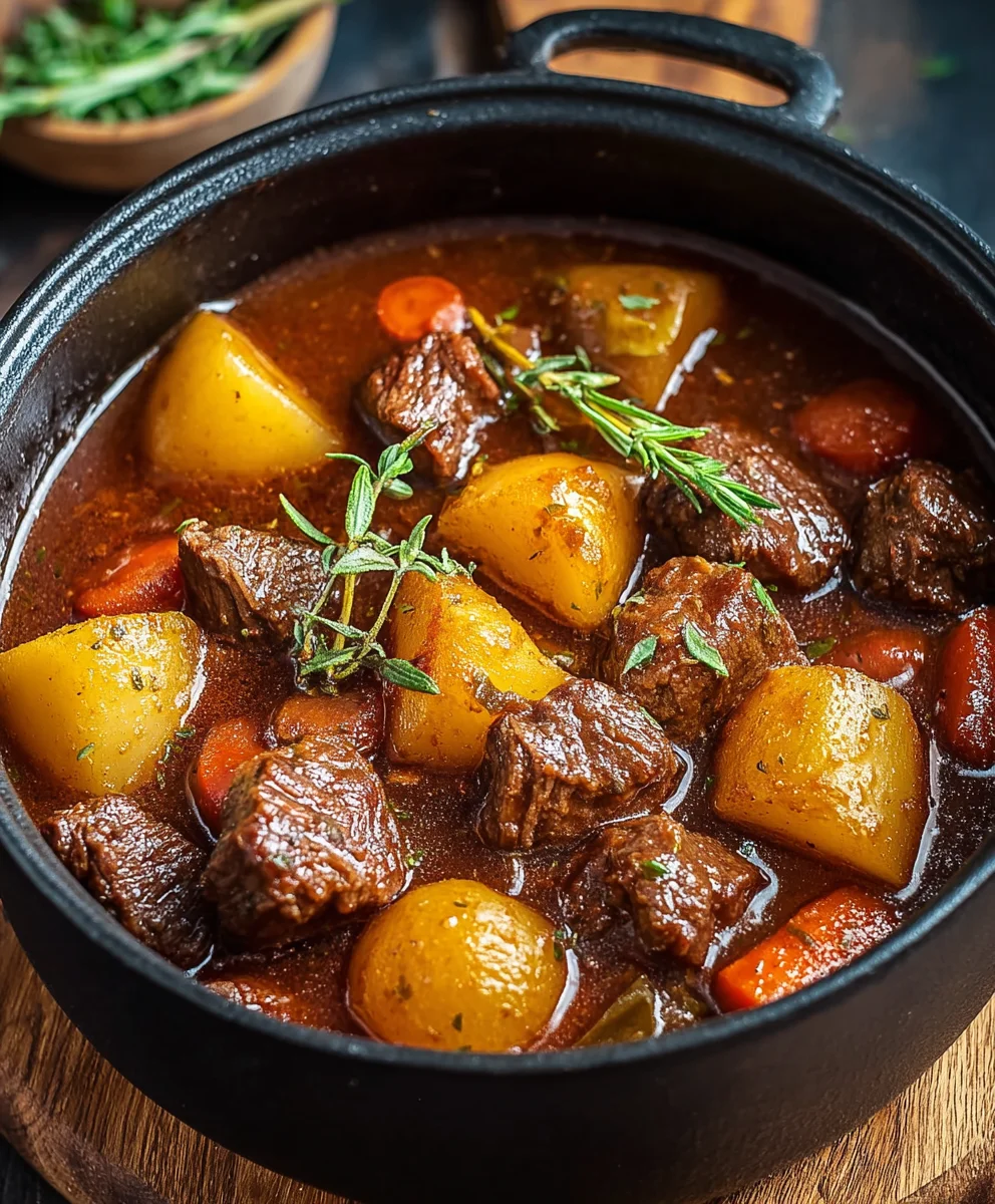 Hearty Homemade Beef Stew- Easy Comfort Food Recipe