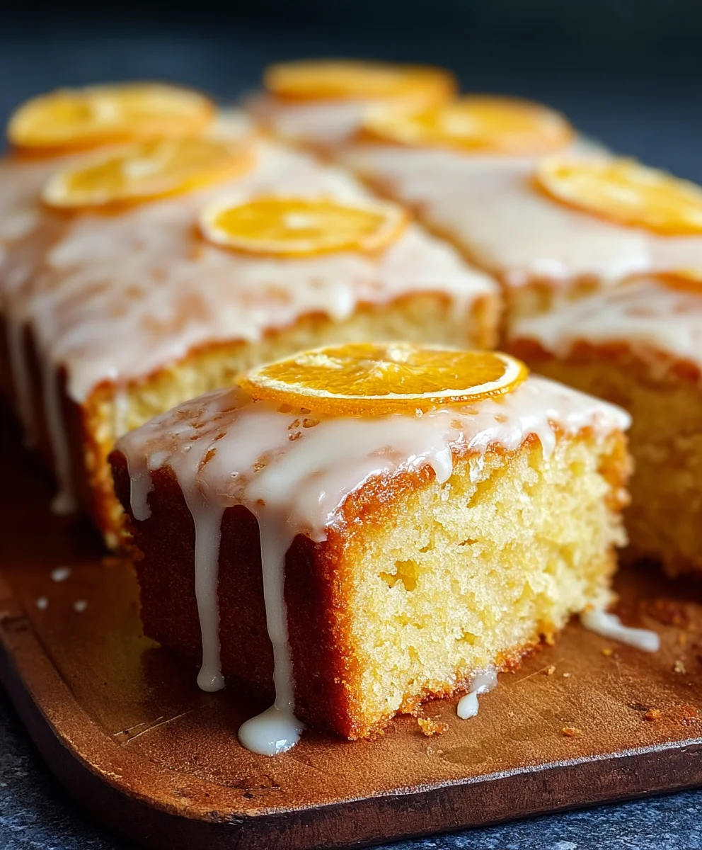 Easy Orange Drizzle Traybake Cake Recipe-Simple & Delicious