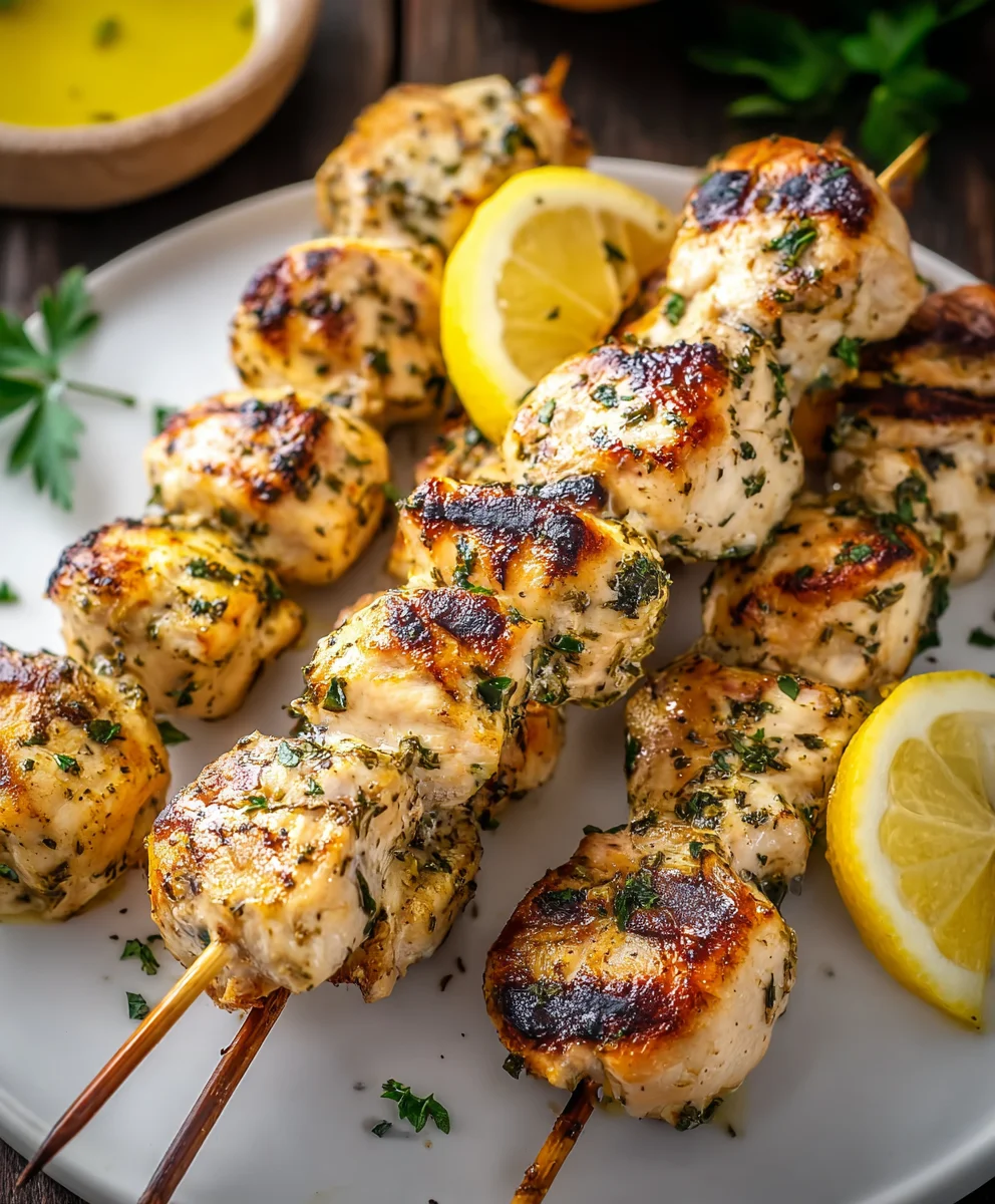 Lemon Herb Beef Skewers - Easy & Flavorful Recipe