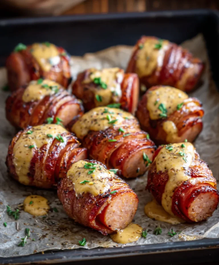 Mustard Hasselback Beef Sausage Bites – Quick Appetizer