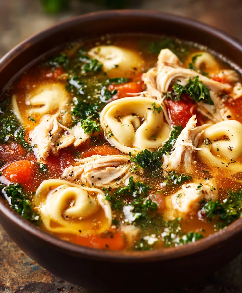 Easy Chicken Tortellini Soup Recipe - Quick Comfort Food