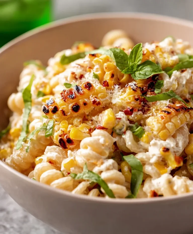 Creamy Street Corn Pasta Salad – Easy & Delicious