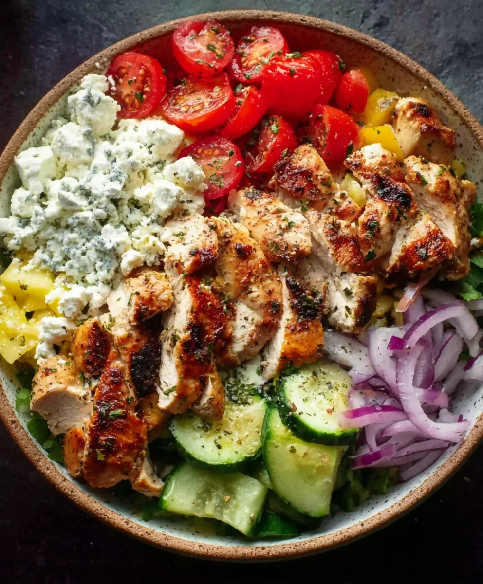 Greek Chicken Bowls- Easy & Delicious Dinner