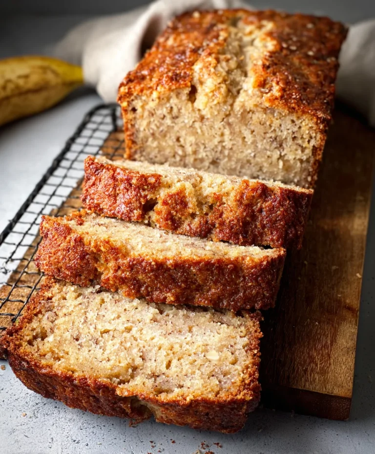 Moist Cottage Cheese Banana Bread-Healthy Twist