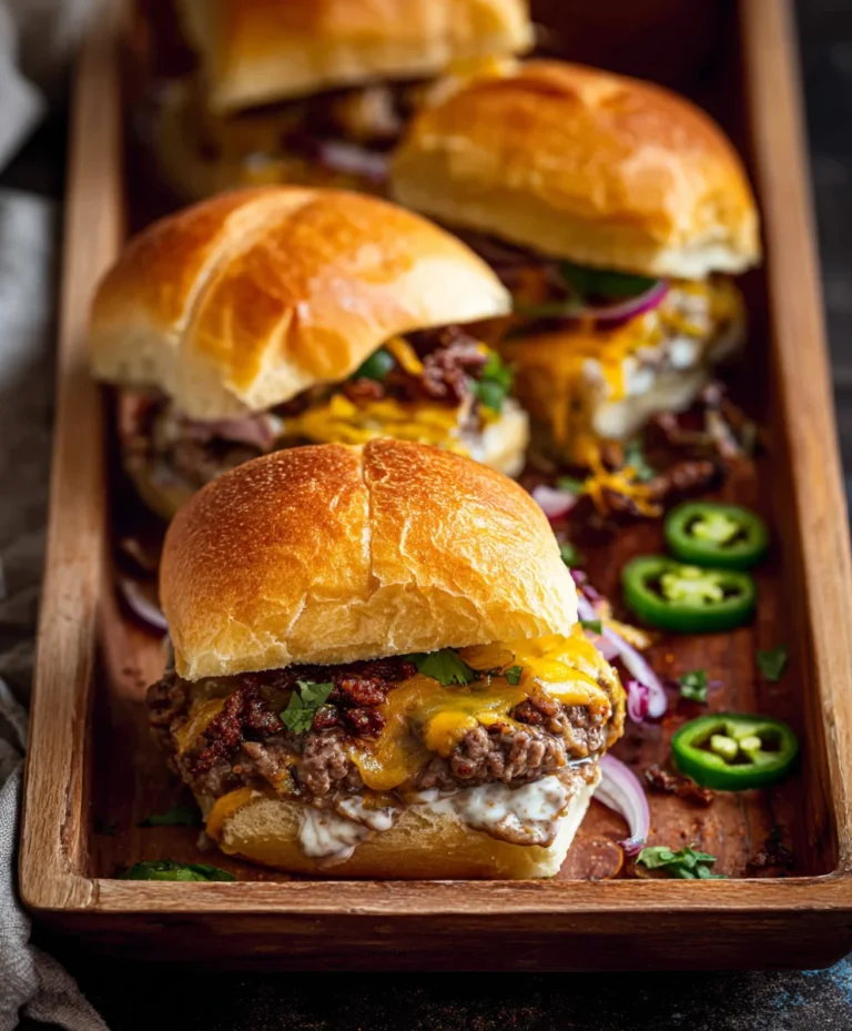 Hearty Cowboy Beef Sliders Easy Recipe