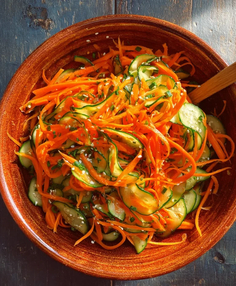 Cucumber Carrot Salad – Fresh & Easy Recipe