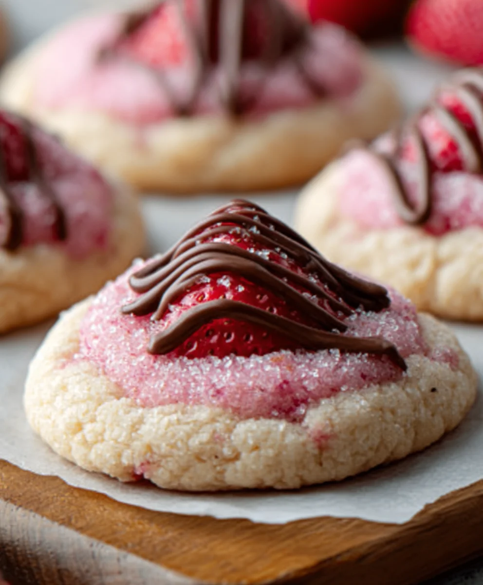 Strawberry Kiss Cookies - Easy & Delicious Recipe