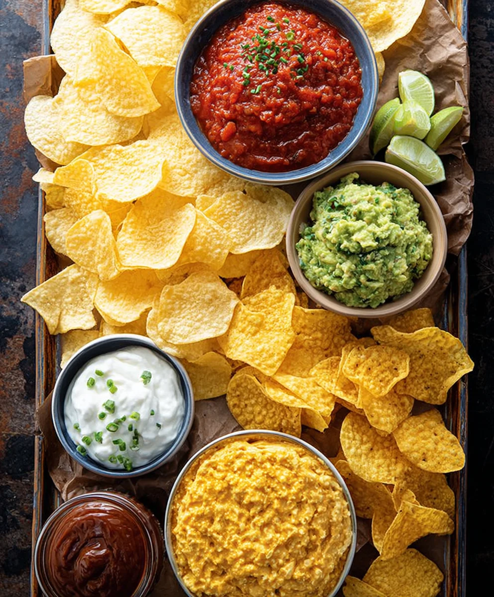 Ultimate Chips and Dip Platter - Easy Party Appetizer