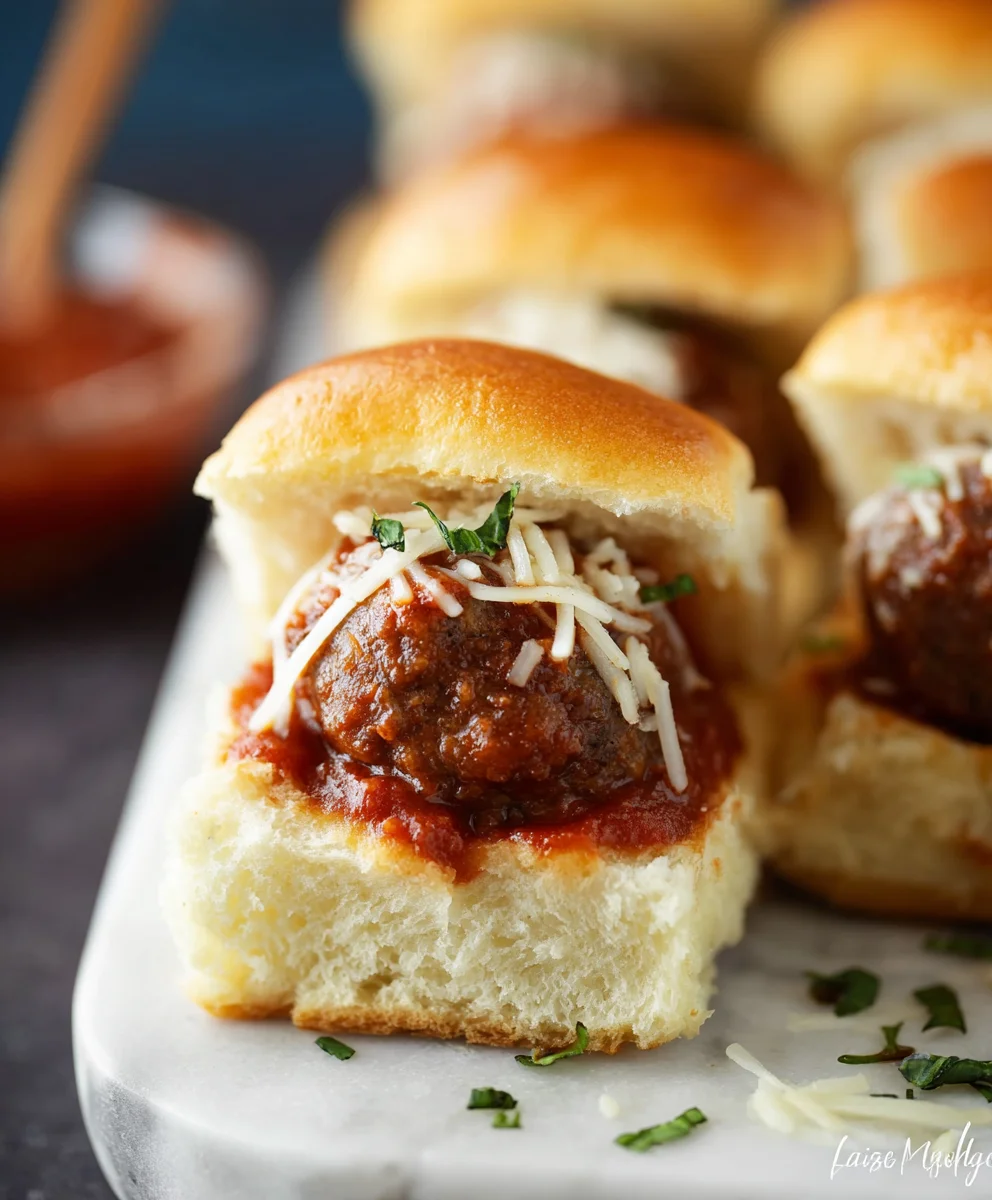 Easy Beef Meatball Sliders Recipe-Quick Bites