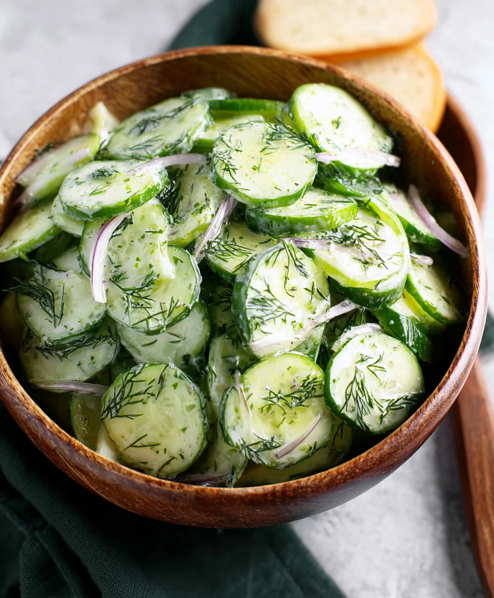 Fresh Cucumber Dill Salad - Easy & Delicious Recipe