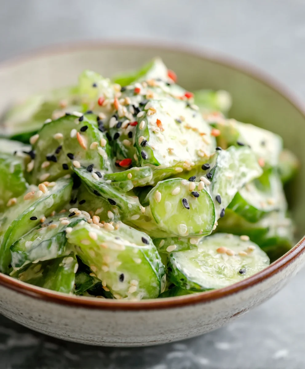 Easy California Roll Cucumber Salad-Fresh & Quick