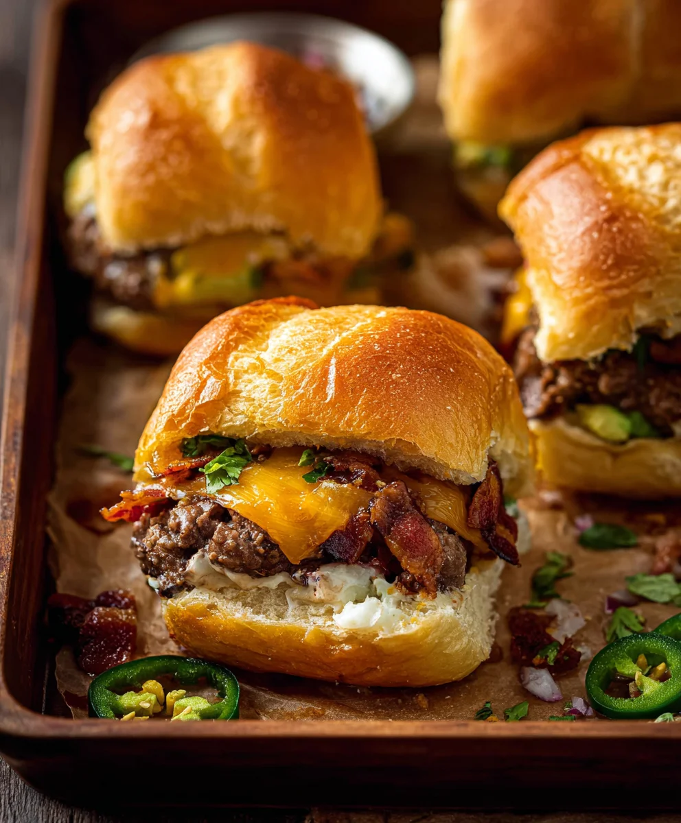 Hearty Cowboy Beef Sliders Easy Recipe