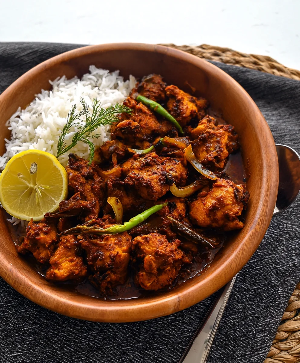 Spicy Chicken Chukka - Easy Weeknight Beef Curry