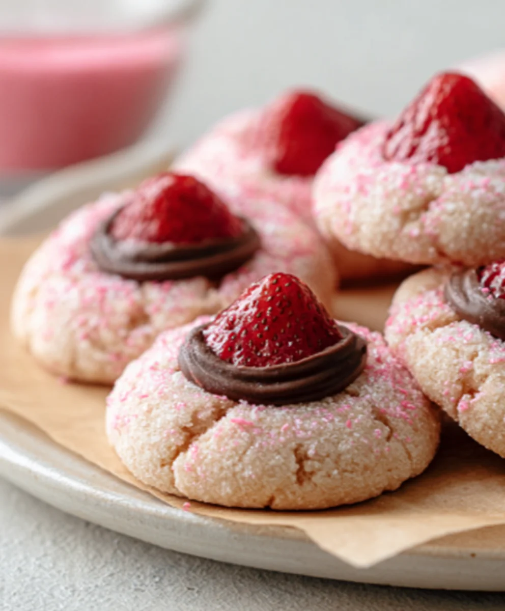 Strawberry Kiss Cookies - Easy & Delicious Recipe