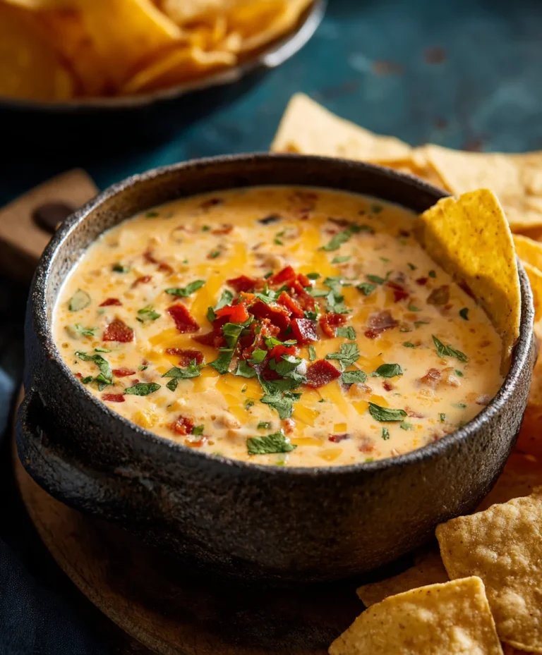 Spicy Cowboy Queso Dip-Easy Beef Recipe
