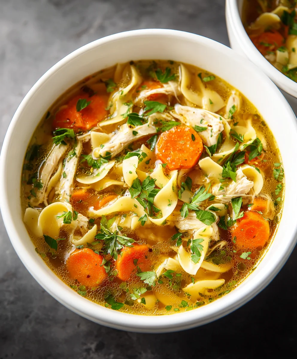 Best Chicken Noodle Soup-Homestyle Egg Noodle Recipe