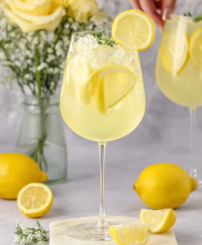 Non-Non-Non-Alcoholic Alternativeic Limoncello Spritz – Refreshing Mocktail