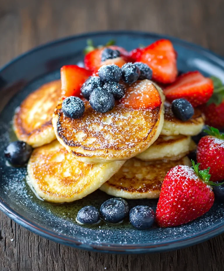 Fluffy Cottage Cheese Pancakes- Easy & Delicious Breakfast