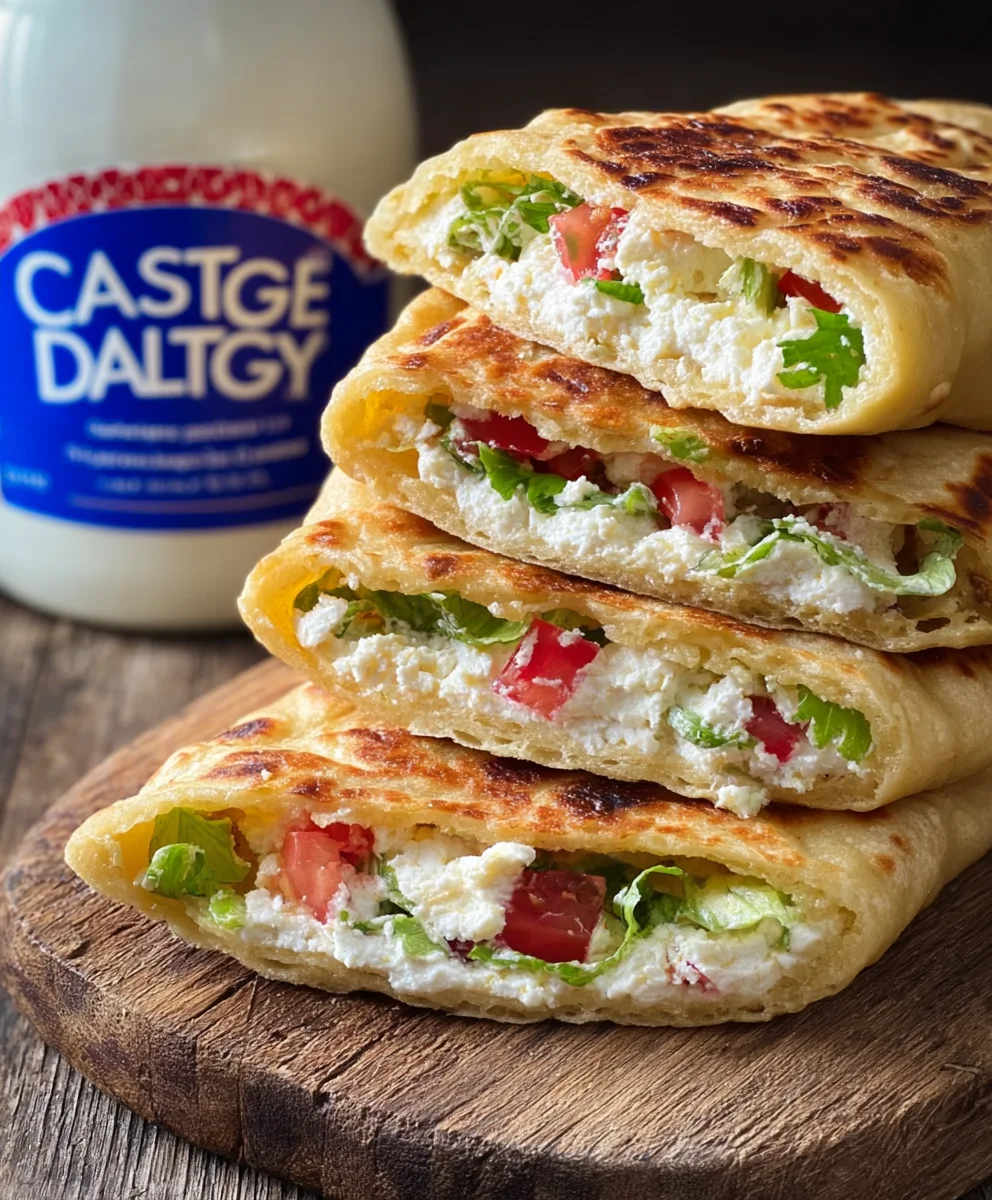 Easy Cottage Cheese Flatbread Quick Recipe