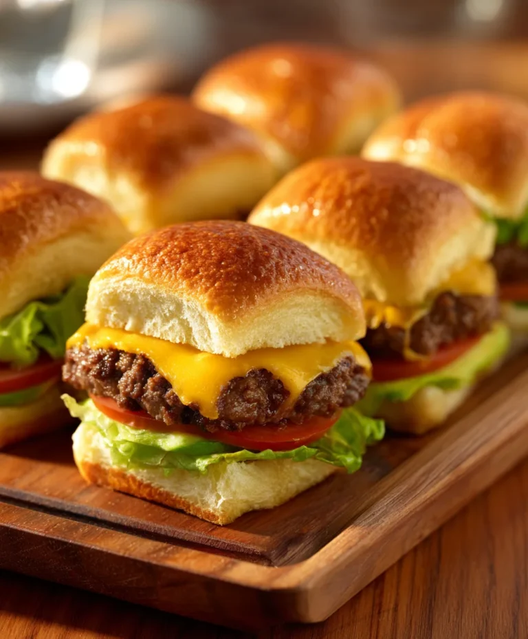 Cheeseburger Sliders – Easy Hawaiian Roll Recipe