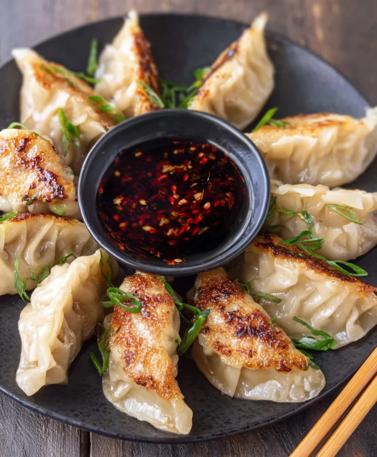 Best Pan Fried Chicken Potstickers Recipe