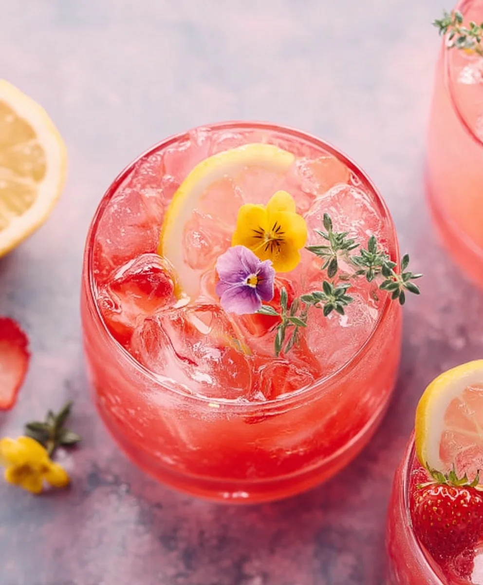 Refreshing Pink Lemonade Mocktail - Easy Recipe