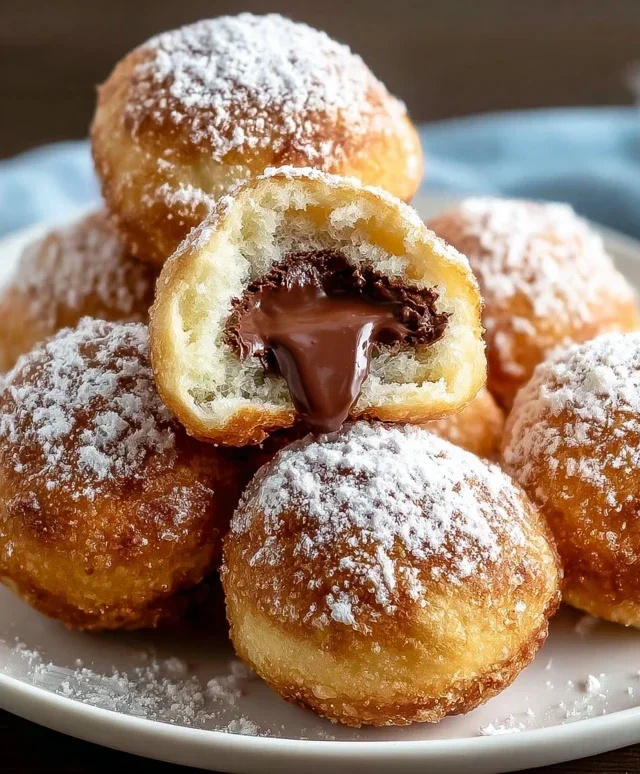 Air Fryer Nutella Bombs