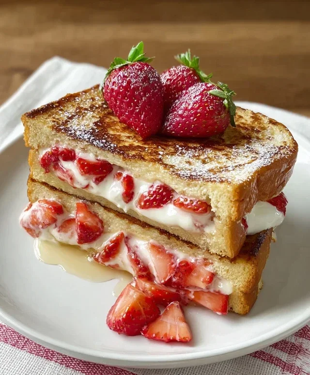 Strawberry Cheesecake French Toast