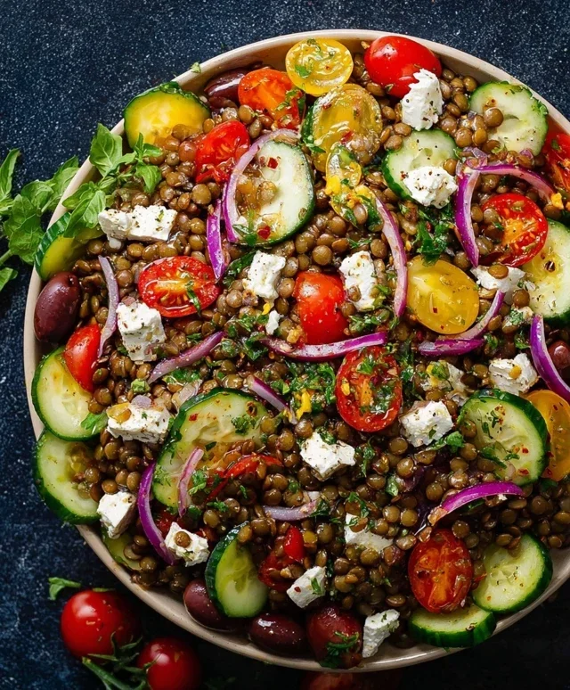 Mediterranean Lentil Salad