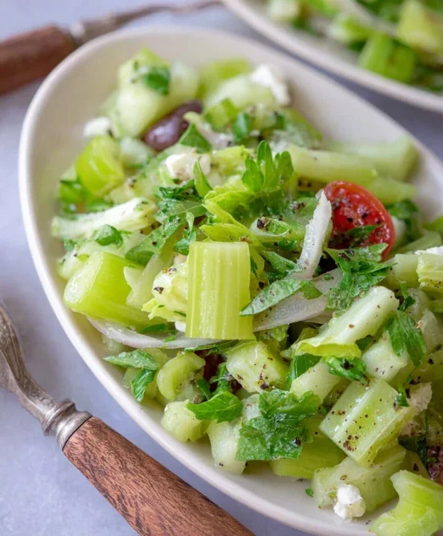 Mediterranean Celery Salad