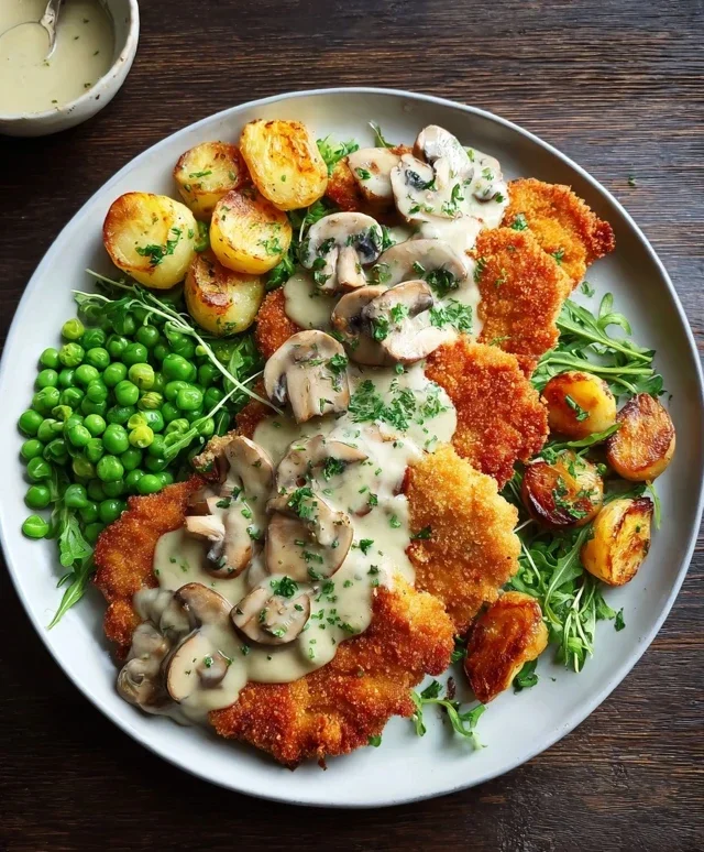 Rahmschnitzel Creamy Mushroom Schnitzel