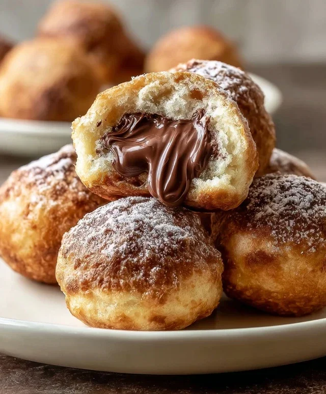 Air Fryer Nutella Bombs