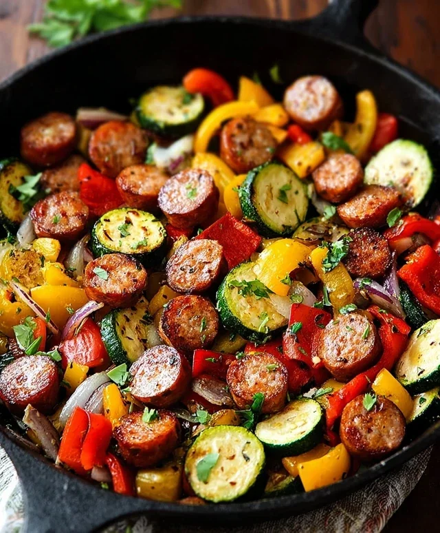 Sausage and Veggies Skillet