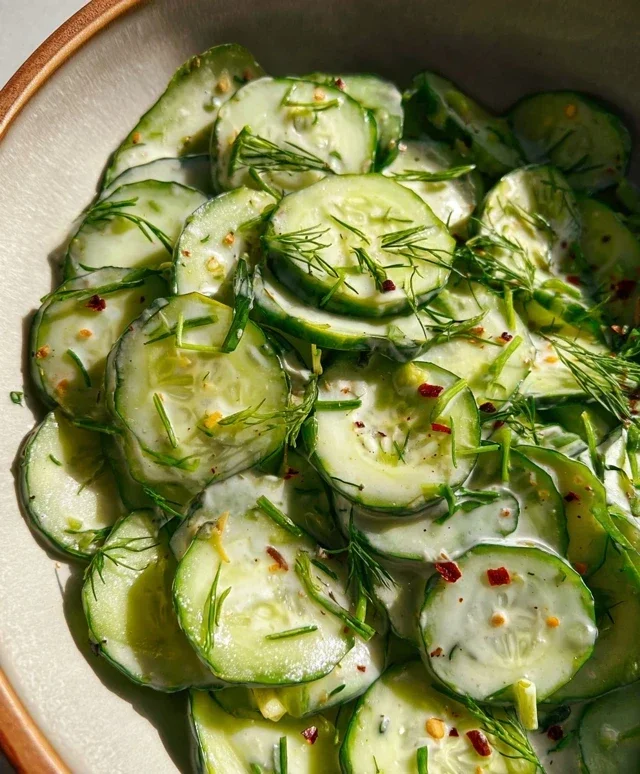 Polish Cucumber Salad